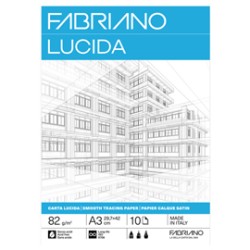Blocco carta lucida A3 82gr 10fg Fabriano - Conf da 25 pz.
