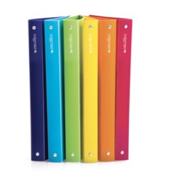 Raccoglitore Colorosa 4R 15mm col.ass 245x307mm - Conf da 24 pz.