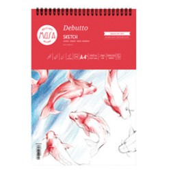Blocco per schizzi Debutto A4+ - 21x29,7cm 70fg 120gr MUSA - Conf da 4 pz.