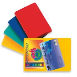 Busta PORTA CARD 2 COLOR 2 tasche col.ass. 5,8x8,7cm Sei rota - Conf da 50 pz.