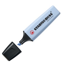 Evidenziatore Stabilo Boss pastel azzurro ghiaccio 70/111 - Conf da 10 pz.
