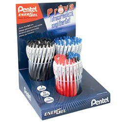 Expo 120 roller Energel Slim nero/blu/rosso Pentel
