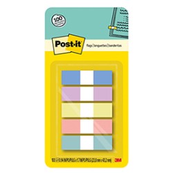 Blister 350 SEGNAPAGINA Post-it Super Sticky 100 Riciclati 670-SSR-5 in 5 color