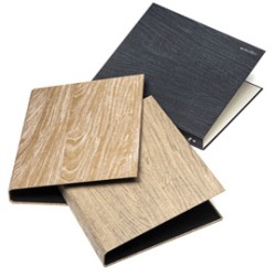 Raccoglitore Colorosa Wood 4R 30mm f.to utile 245x307mm col. ass. Ri.Plast