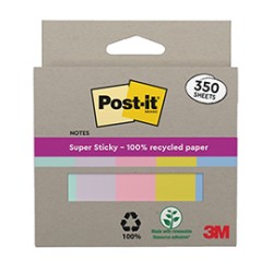 MINISET 100 Post-it INDEX 683-5PASTEL0  FORMATO MINI colori pastello 11,9 x 43,