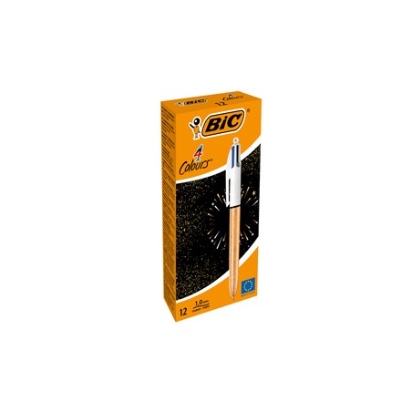 Scatola 12 penna sfera a scatto 4 Colori Party 1.0mm BIC