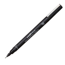 Pin fineliner nero punta 0.6mm Uni Mitsubishi - Conf da 12 pz.