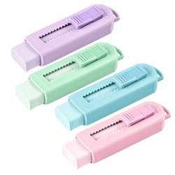 Gomma a scorrimento Staedtler eraser involucro colori pastello assortiti - Conf da 12 pz.