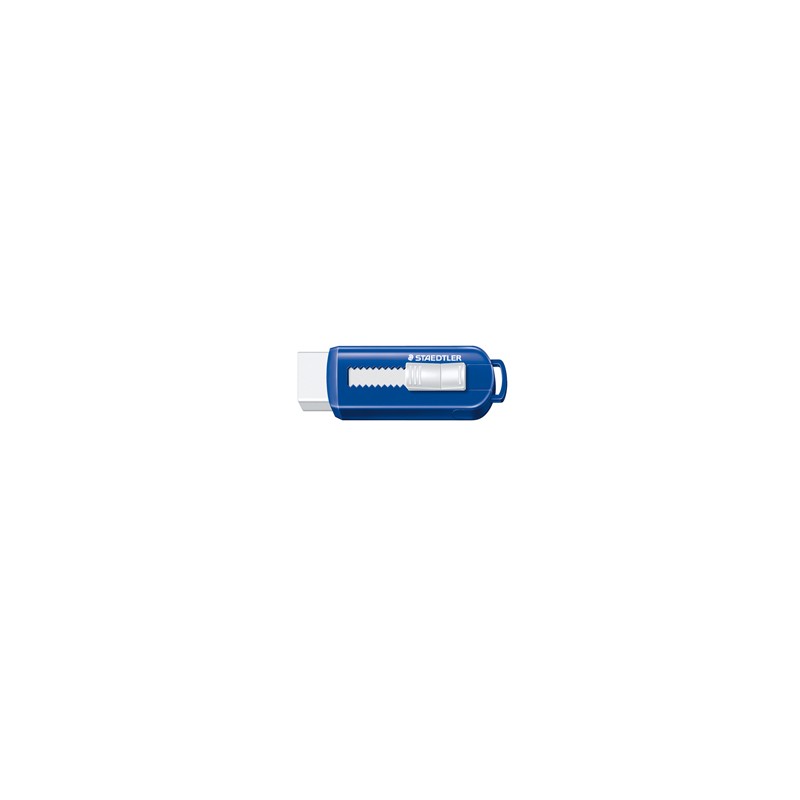 Gomma a scorrimento Staedtler eraser involucro blu - Conf da 12 pz.