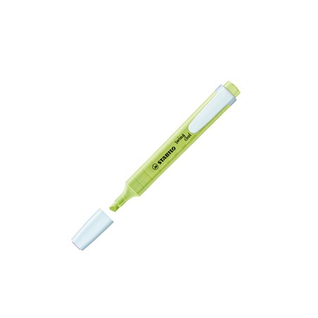 Evidenziatore SWING COOL pastel lime STABILO 275/133-8 - Conf da 10 pz.