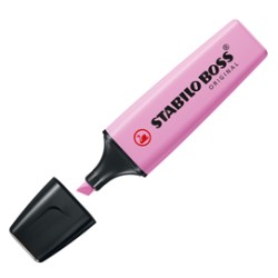 Evidenziatore Stabilo Boss pastel fucsia freddo 70/158 - Conf da 10 pz.