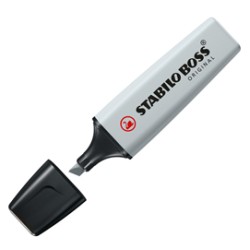 Evidenziatore Stabilo Boss pastel grigio polvere 70/194 - Conf da 10 pz.