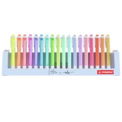 Deskset 18 evidenziatori Swing Cool colori ass. 275/18-01-5 Stabilo