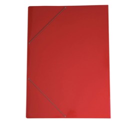 Cartella con elastico 70x100cm Rosso in cartoncino plast. 71LD