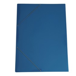 Cartella con elastico 70x100cm Azzurro in cartoncino plast. 71LD