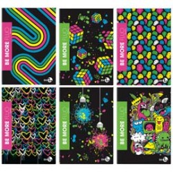 Maxiquaderno A4 36fg+2 100gr 10mm Be More FLUO BM - Conf da 10 pz.