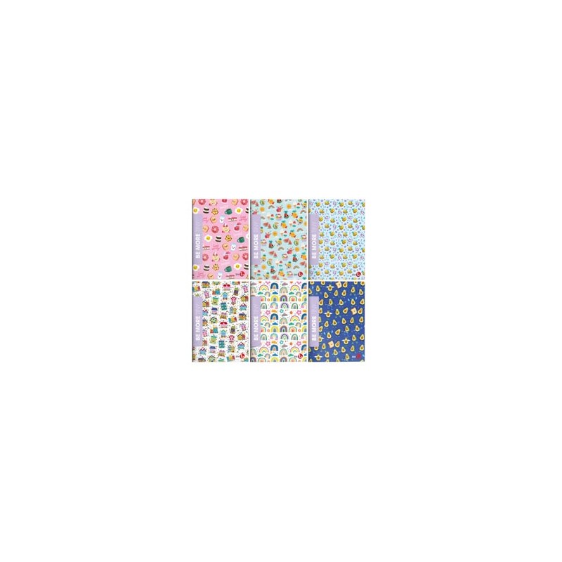 Maxiquaderno A4 36fg+2 100gr rigo di 3a Be More TINY BM - Conf da 10 pz.