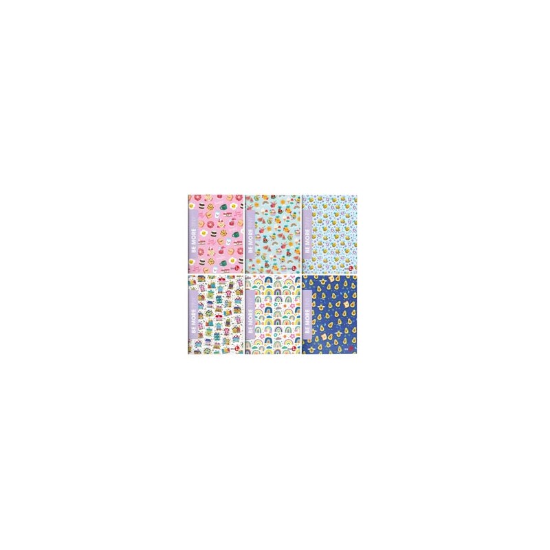 Maxiquaderno A4 36fg+2 100gr 10mm Be More TINY BM - Conf da 10 pz.