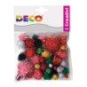 Busta 40 pompon LamE colori assortiti DECO