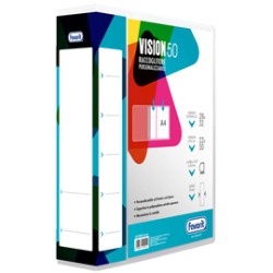 Raccoglitore personalizzabile Vision 22 x 30 cm 4 anelli a D 50 mm dorso 7 cm ne