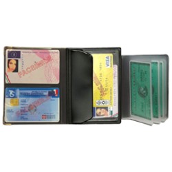 Porta documenti FLY patente/tessera sanitaria e card colori assortiti Alplast - Conf da 24 pz.