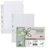 Conf 25 Buste forate in PP riciclato buccia medium 15X21cm GEA 100 Sei rota