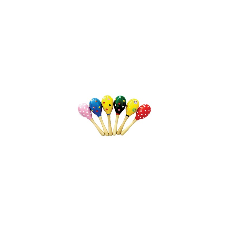 Coppia di maracas in legno cf. 2pz CWR