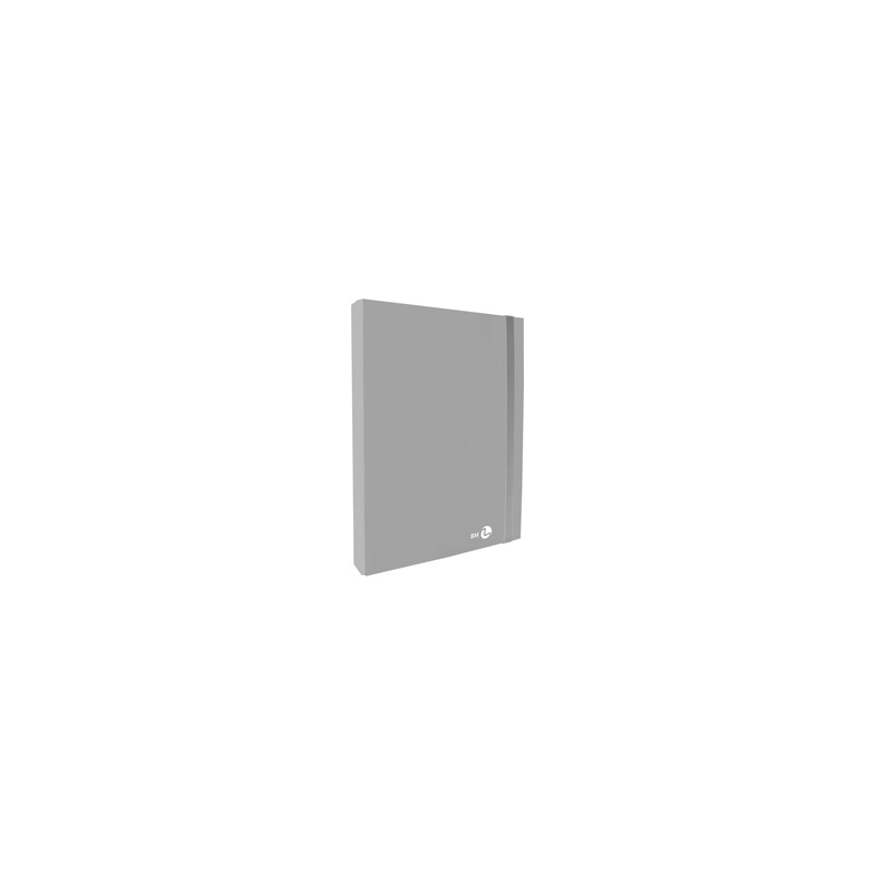 Cartella progetto con elastico dorso 3 cm, grigio chiaro BM
