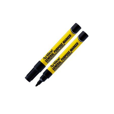 Marcatore permanente speciale multiuso p. tonda 1,5mm nero artline