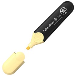 Evidenziatore JOB PPL 1-5mm giallo pastello Schneider - Conf da 10 pz.