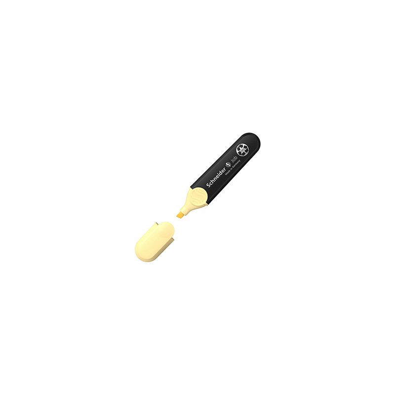 Evidenziatore JOB PPL 1-5mm giallo pastello Schneider - Conf da 10 pz.