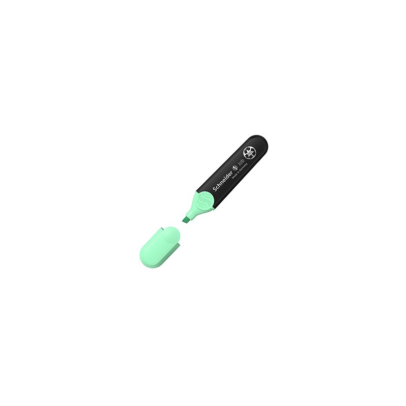 Evidenziatore JOB PPL 1-5mm verde pastello Schneider - Conf da 10 pz.