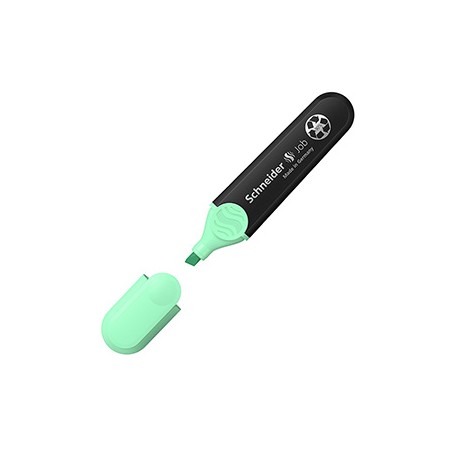 Evidenziatore JOB PPL 1-5mm verde pastello Schneider - Conf da 10 pz.