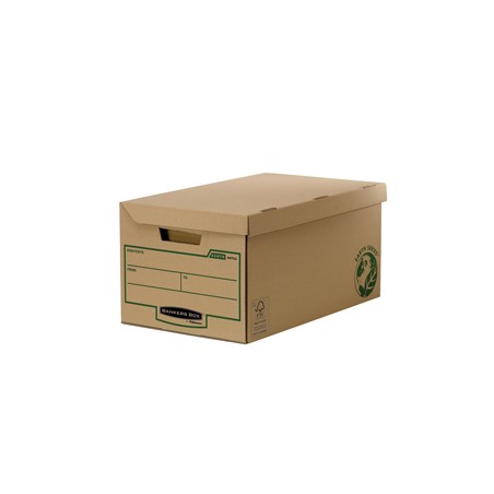 Conf 10 scatole maxi con coperchio ribaltabile Bankers Box Earth Series
