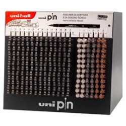Expo 240 Uni Pin fineliner in colori e gradazioni assortiti Uni Mitsubishi