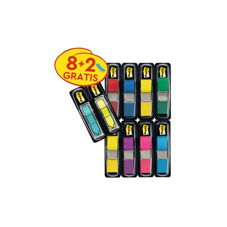 Value pack 8 Segnapagina Post-it Index piccolo +  2 Index Freccia colori assorti