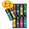 Value pack 8 Segnapagina Post-it Index piccolo +  2 Index Freccia colori assorti