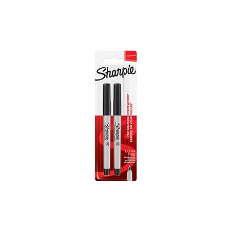 Blister 2pz Sharpie ultrafine nero