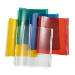 Coprilibro Glass PP neutro goffrato c/biadesivo 50x31cm RiPlast - Conf da 20 pz.