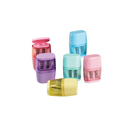 Display 18 temperini 2 fori c/serbatoio colori ass. Colorosa Pastel RiPlast