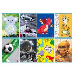 Maxiquaderno A4 80gr 40+2fg rigo di 3a assortimento Bimbo Pigna - Conf da 10 pz.