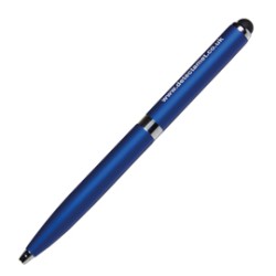 Penna detectabile retrattile 2 in 1 per iphone ipad e tablet colore blu - Conf da 10 pz.