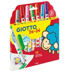 Astuccio 12 Pennarelli Giotto BebE