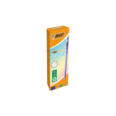 Scatola 12 portamine HB 0.7mm Matic Pastel Bic