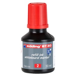 Ricarica inchiostro marcatore lavagna E-28 30ml rosso E-BT30 Edding - Conf da 10 pz.