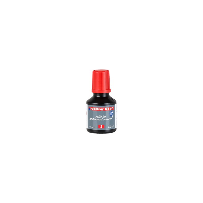 Ricarica inchiostro marcatore lavagna E-28 30ml rosso E-BT30 Edding - Conf da 10 pz.