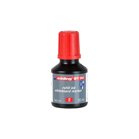 Ricarica inchiostro marcatore lavagna E-28 30ml rosso E-BT30 Edding - Conf da 10 pz.