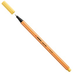 Pennarello Stabilo Point 88/23 giallo chiaro - Conf da 10 pz.