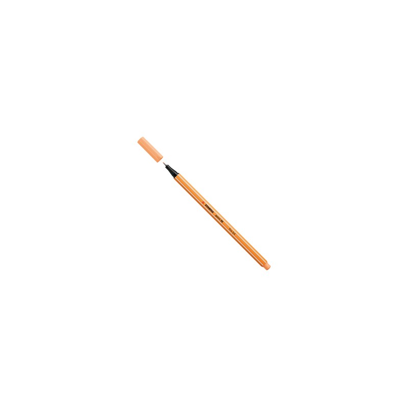Pennarello Stabilo Point 88/25 arancione pastello - Conf da 10 pz.