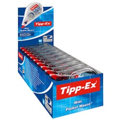 10 correttori Tipp-ex pocket mouse 5mm x 6mt Decor Bic